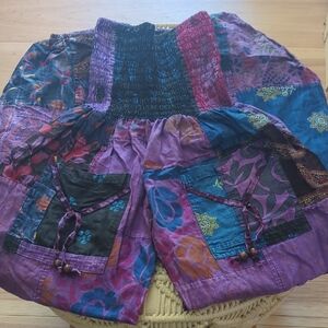 Little Bazaar Patchwork Harem Pants